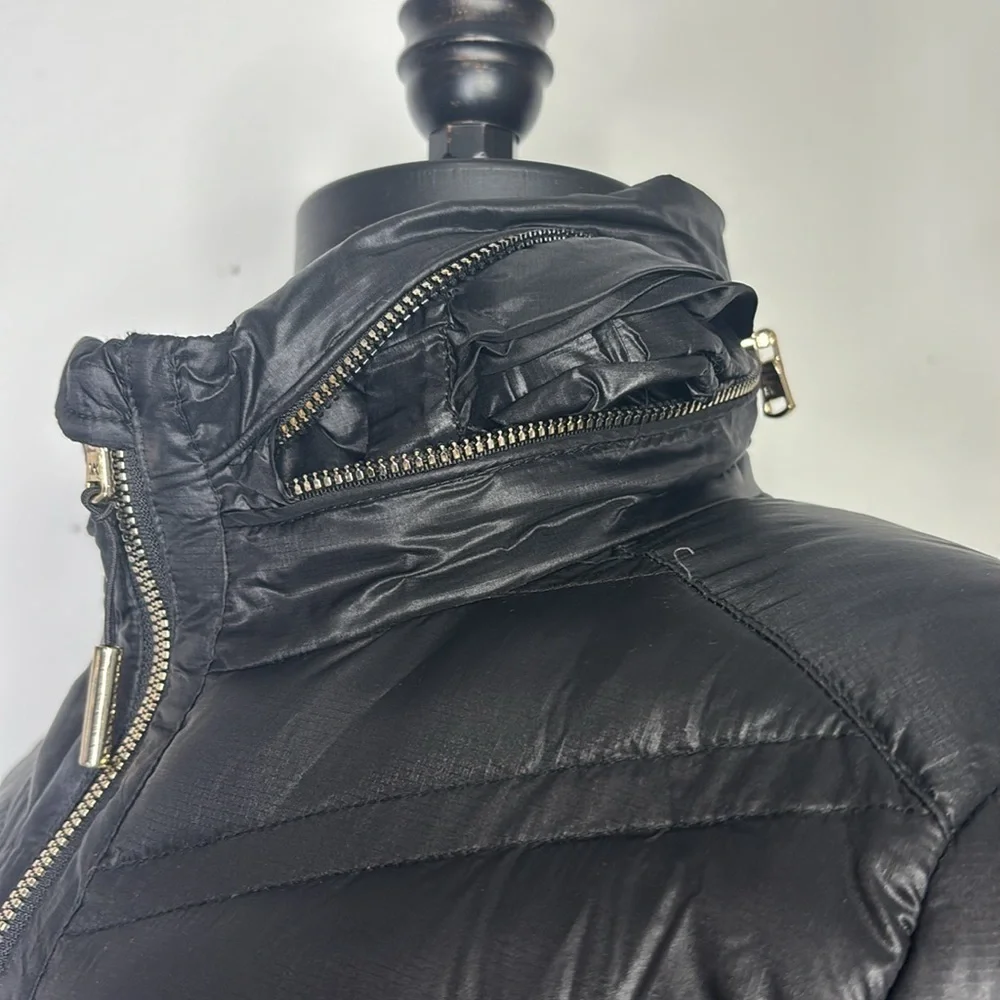 Michael Kors chevron quilted packable puffer  jacket size small